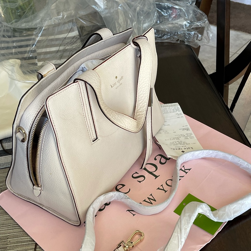 Kate Spade handbag. Light pink.very soft leather.